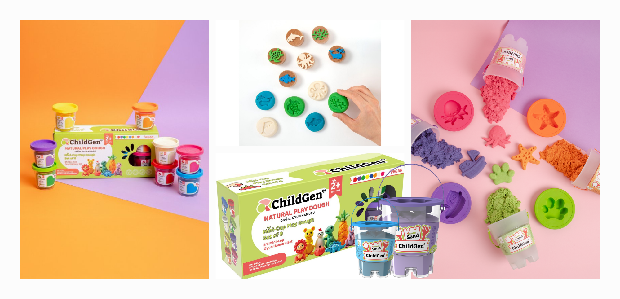 White Beige Minimalist Photo Collage Wraparound Mug-5